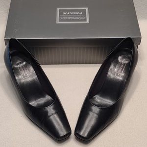 Nordstrom square toe pumps black size 7M